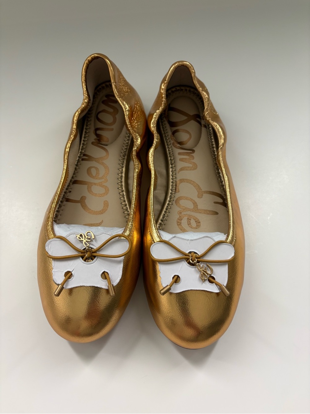 Sam Edelman “Felicia” Gold Ballet Flats size 7.5